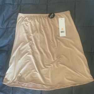 Brand new nude slip skirt